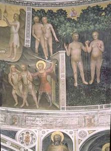 The Original Sin and the Expulsion from Paradise 1360-70 by Giusto di Giovanni de' Menabuoi
