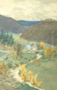 'muhle Bei St. Goarshausen'' by Erich Nikutowski