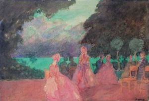 Scene Dans Un Parc by Peter Alexandrovitch Nilouss