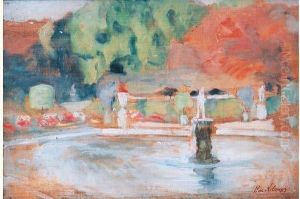 Jardin De Luxembourg by Peter Alexandrovitch Nilouss