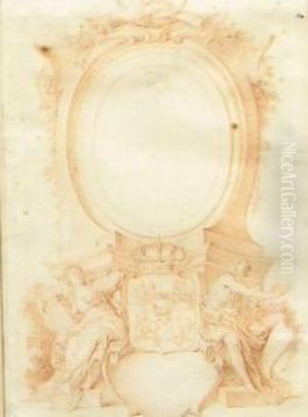 Design For A Portrait Cartouche - view 1