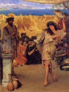 the harvest by Jules Dupre