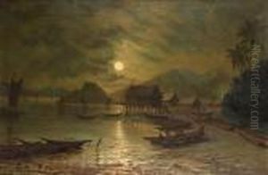 Basilisk Bay, New Guinea by Herkis Hume Nisbet