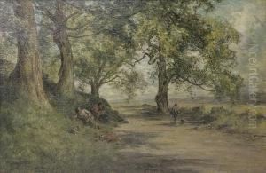 Noonday Rest - Lake Of Menteith by Pollok Sinclair Nisbet