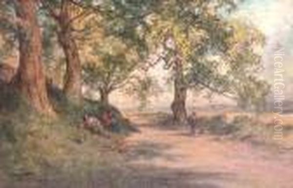 Sketch, Noonday Rest, Lake Of Monteith - view 1