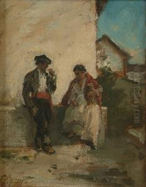 Study Of Spanish Figures - view 1
