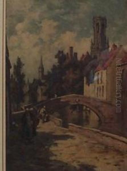 Canal Scene, Bruges - view 1