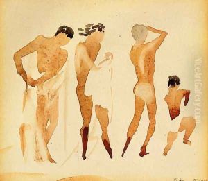 Simi-Nude Figures by Charles Demuth