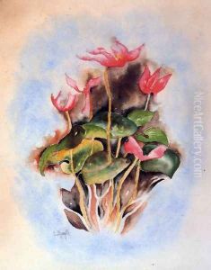 Pink Cyclamen by Charles Demuth