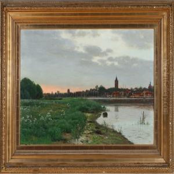 Summer Evening In Vordingborg, Denmark - view 1