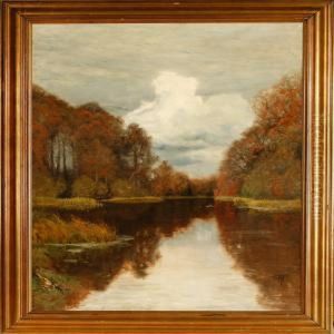 Efterarslandskab Med Alob by Thorvald Simeon Niss