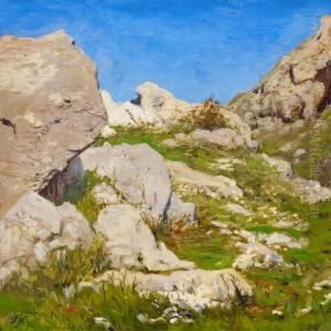 A Southern Rock Scenery by Thorvald Simeon Niss