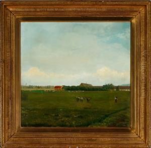 A Summer Landscape Outside Varde Village, Denmark A Summer Landscape Outside Varde Village, Denmark