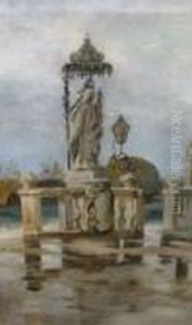 Dutch, -- Statuary After A Rainstorm Dutch, -- Statuary After A Rainstorm