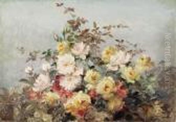 Bouquet Of Roses
Oil On Canvas - view 1