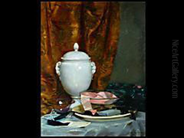 Stilleben Mit Porzellanvase - view 1