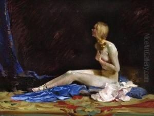 "blondes Madchen". by Rudolf Nissl