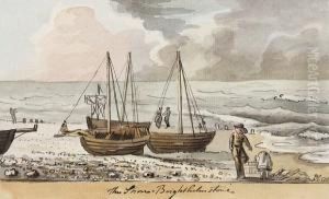 The Shore Brighthelmstone (brighton) by John Nixon