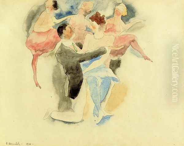 In Vaudeville: Man and Woman with Chorus - view 1