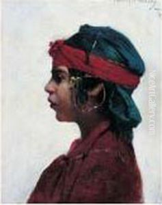 Jeune Fille D'alger by Francisque Noailly