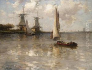 A Dutch Waterway by James Campbell Noble