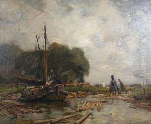 Sawmill On The Nord Dyke by James Campbell Noble