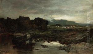 Cattle By A Rocky Shore by James Campbell Noble