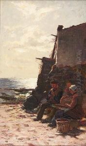 Preparing The Bait (c1878) Preparing The Bait (c1878)