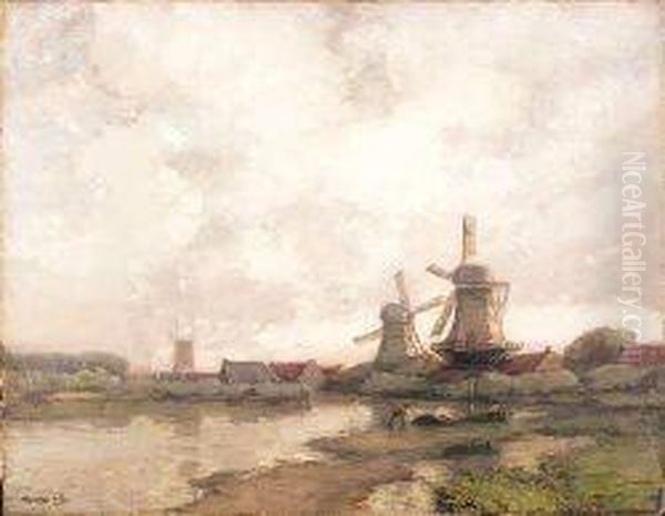 A Dutch Waterway - view 1