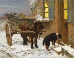 Their Christmas Eve by John Sargent Noble