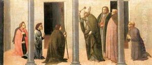 Predella: Consecration of the Church of the Innocents 1488