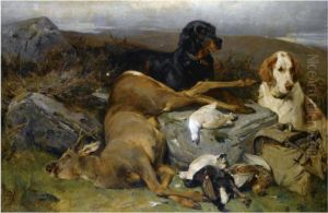 Guarding The Day's Bag by John Sargent Noble