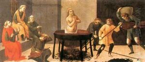 Predella: Martyrdom of St John 1488