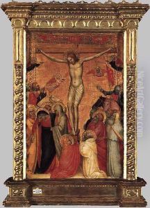 The Crucifixion 1350s by Giovanni Da Milano