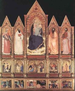 Polyptych with Madonna and Saints 1355 by Giovanni Da Milano