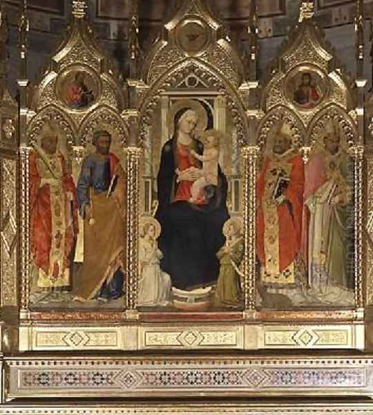 Madonna and Child with Saints by Bicci Di Lorenzo