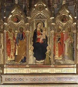 Madonna and Child with Saints by Bicci Di Lorenzo