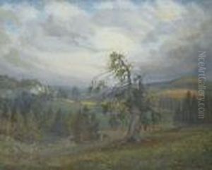 Hochgebirgssee by Wilhelm Theodor Nocken