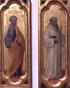 St Peter and St Benedict by Bicci Di Lorenzo