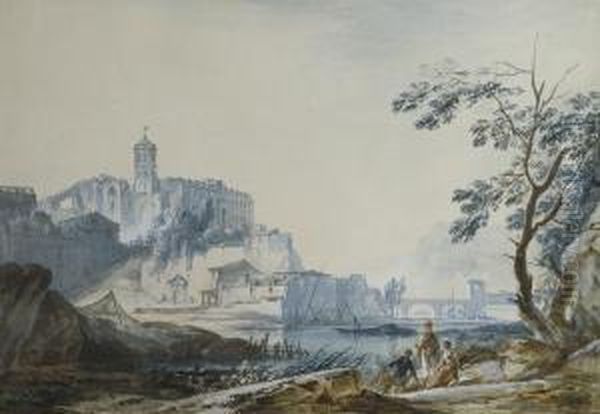 The Convento Do Carmo, Lisbon, In An Imaginary Landscape - view 1