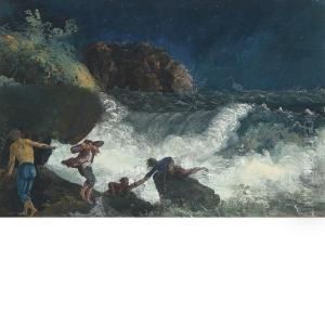 Salvataggio Dalla Tempesta by Noel, Alexandre Jean
