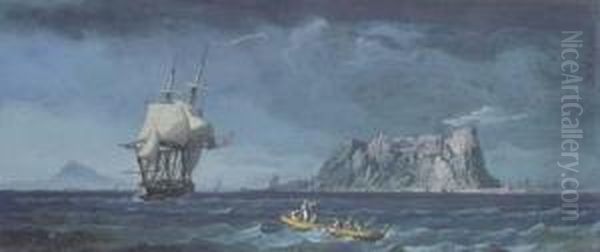 Shipping Of The Coast Of Gibraltar - view 1