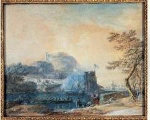 Vue Du Portugal, Vers 1780 by Noel, Alexandre Jean