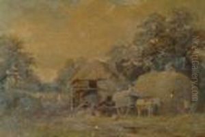 Making The Rick; Back Of The Farm, Coddington, A Pair Making The Rick; Back Of The Farm, Coddington, A Pair