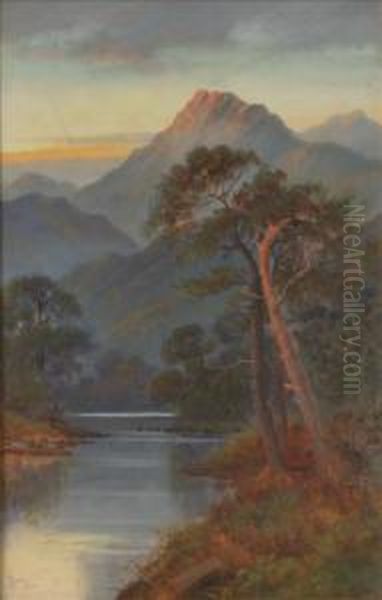 Ahighland Loch Landscape - view 1