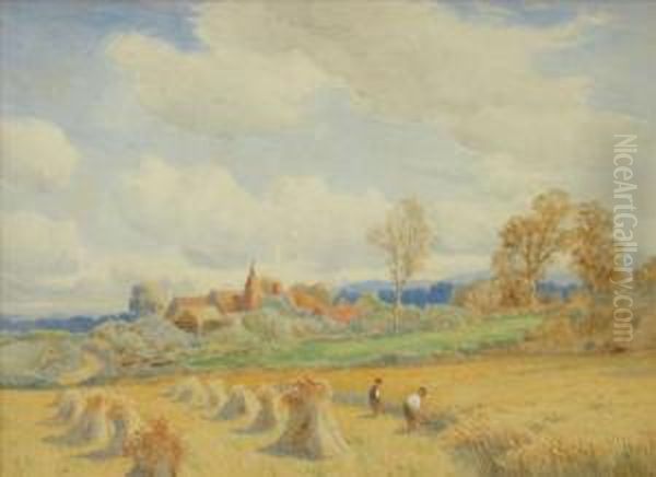 A Kentishharvest Scene - view 1