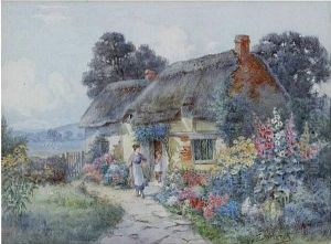 'shirley, Hampshire'; And 'a Sussex Cottage' by Thomas Noelsmith