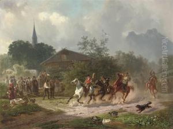 The Village Horserace - view 1
