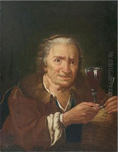 Ritratto Di Vecchia by Giuseppe Nogari