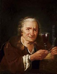 Vecchia Bevitrice by Giuseppe Nogari